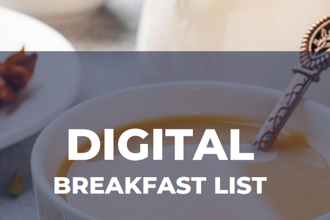 Breakfast list
