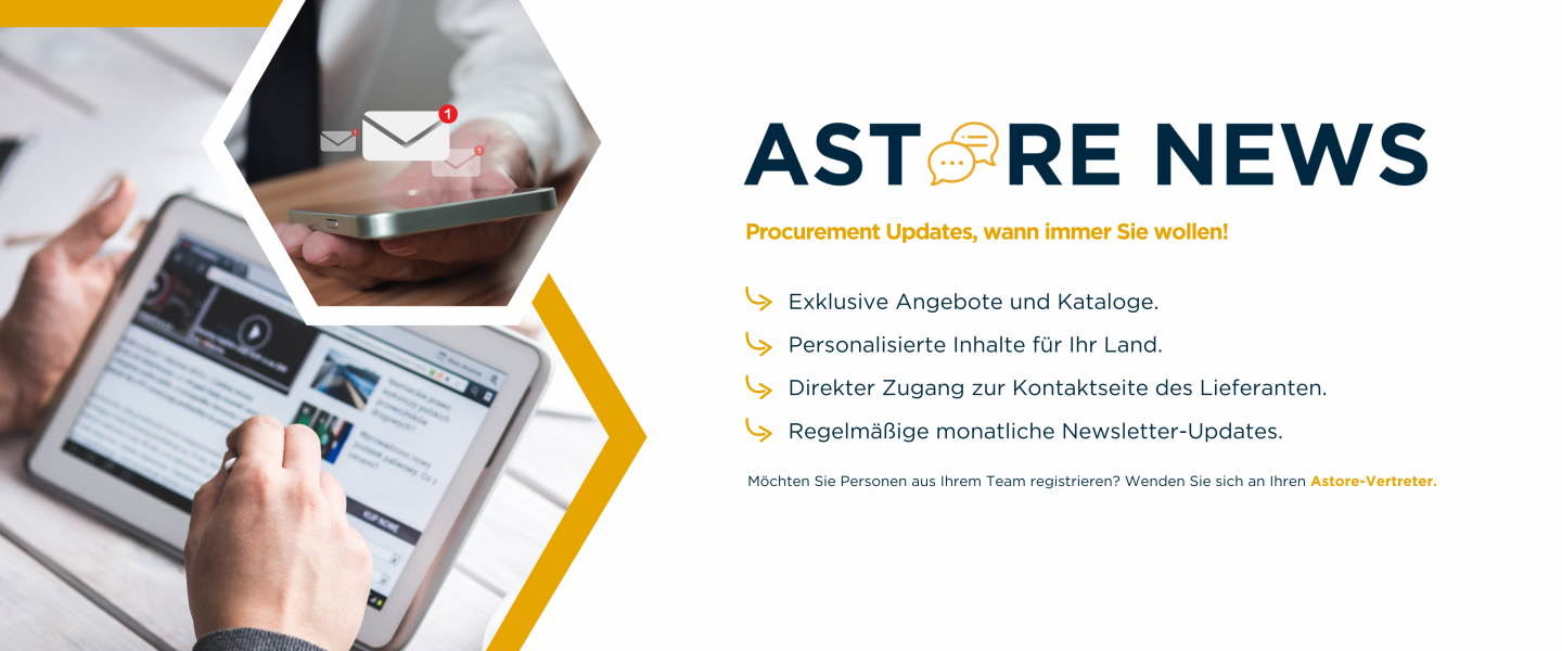 newsletter astore procurement german